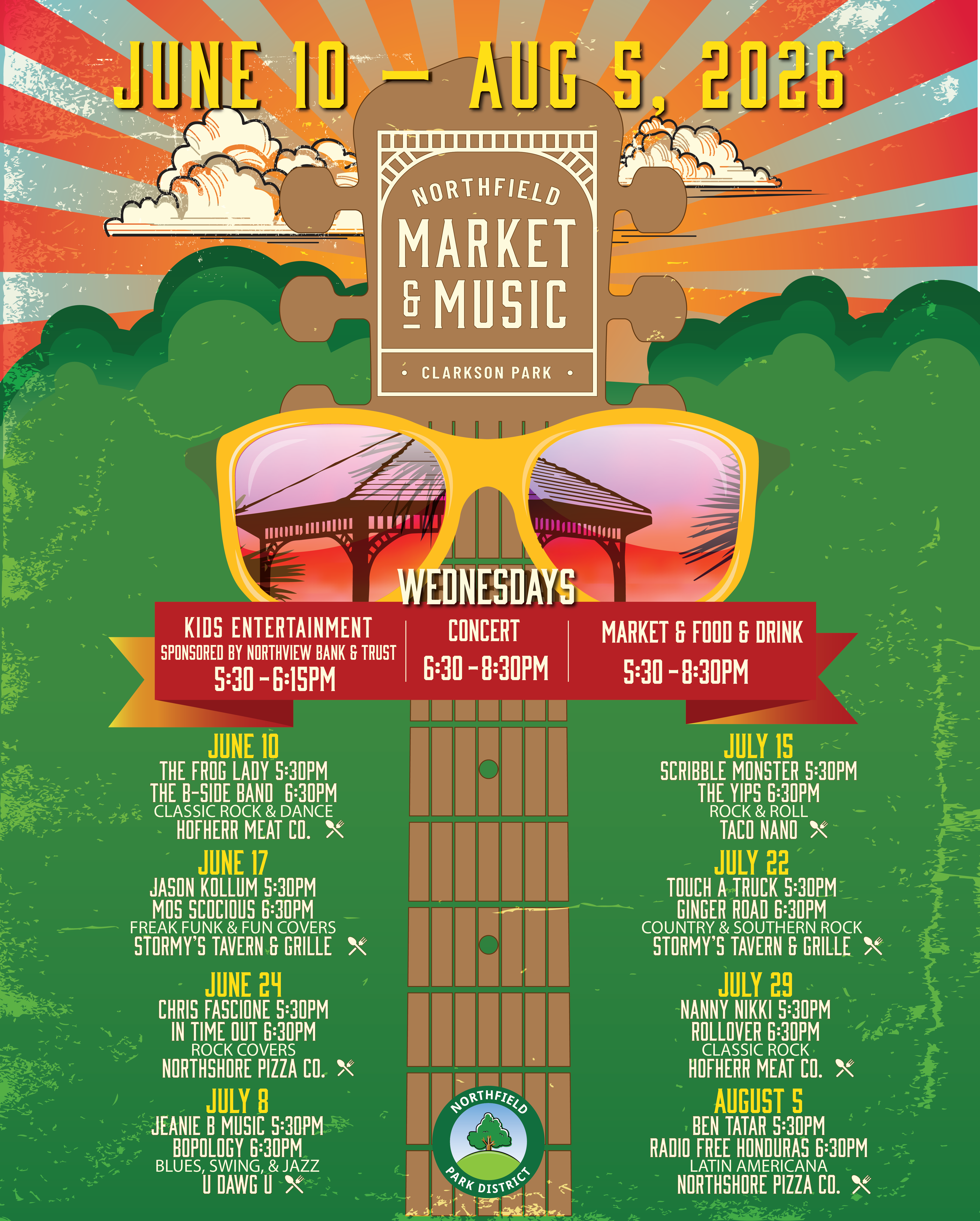 Market & Music 2026 Schedule