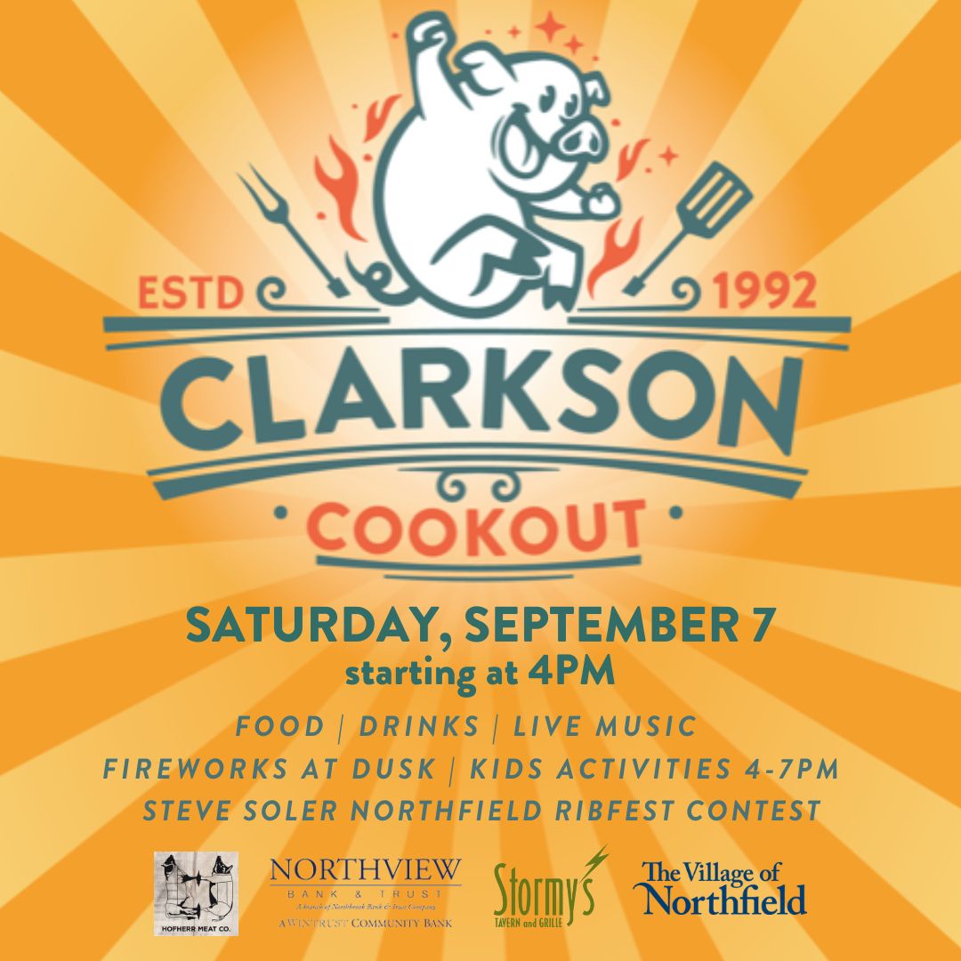 Clarkson Cookout September 7, 2024 starting at 4pm