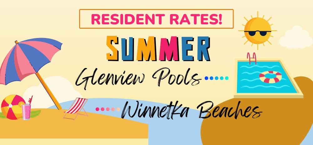 Glenview Outdoor Pools and Winnetka Beach Passes at Resident Rates