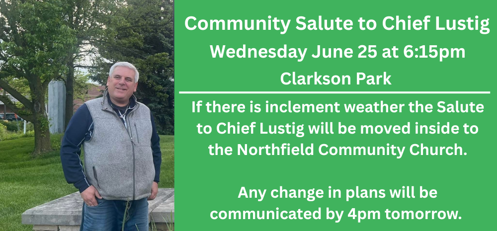 Community Salute to Chief Lustig