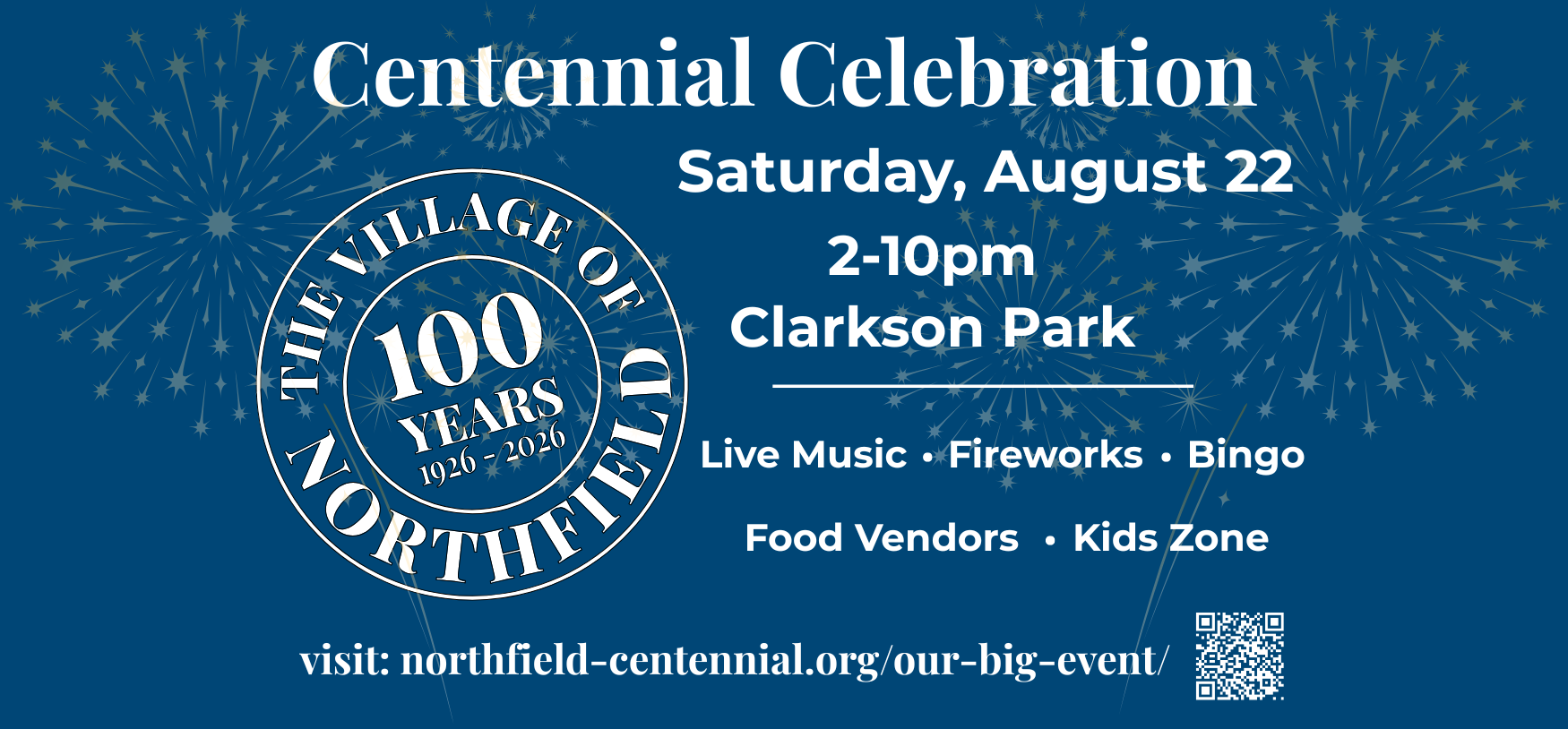 Join Us on August 22 for the Village Centennial Celebration