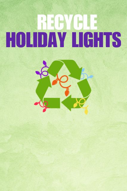 Recycle Holiday Lights Through 1/31/25